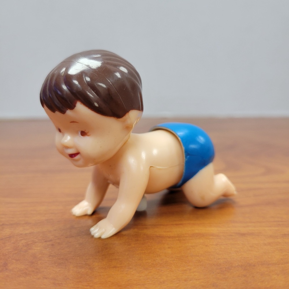 Vintage Wind-Up Crawling Baby‎ toy